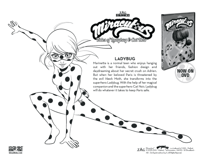miraculous coloring sheet post featured