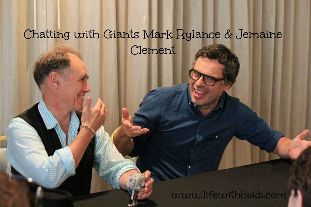 Chatting with Giants Mark Rylance & Jemaine Clement