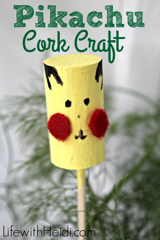 Pikachu Cork Craft