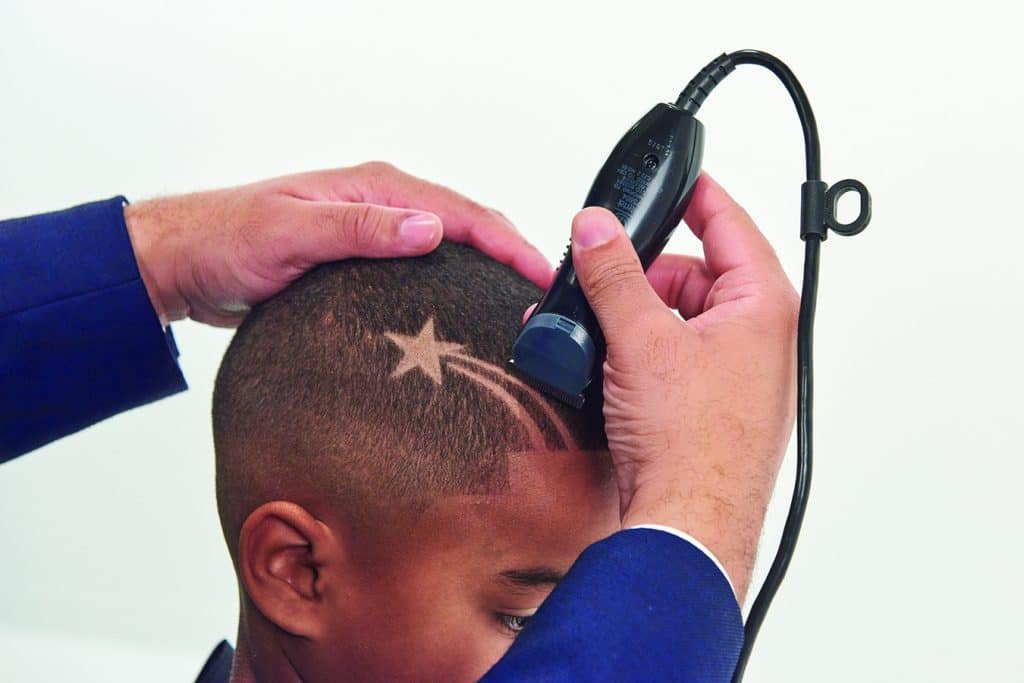 Andis_Clipper Cutting 201_Youth Fades_Shooting Star_Step 12
